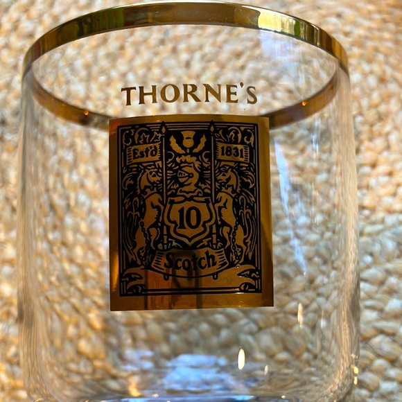 (4) Vintage Thorne's Scotch Rocks/Lowball Glasses - MCM - Picture 5 of 9